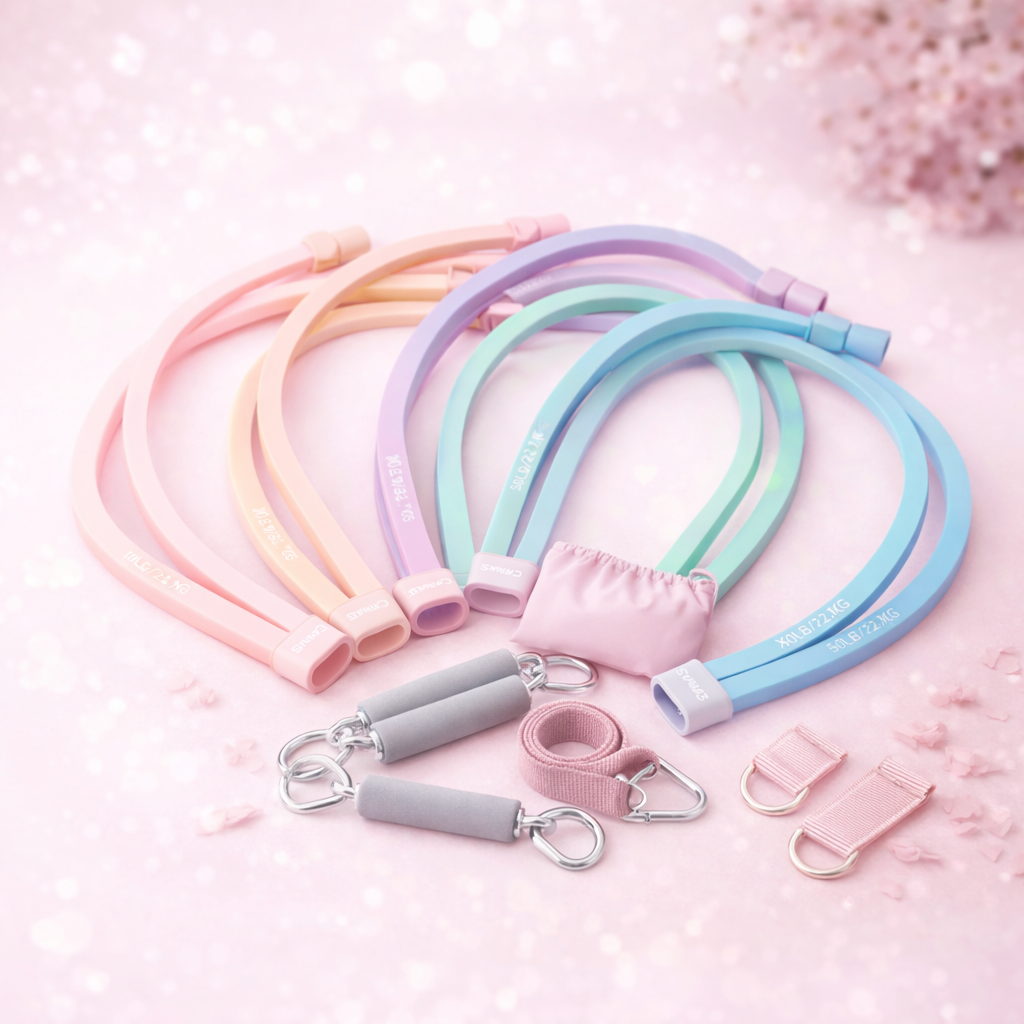 Premium Resistance Bands Set - 5 Levels Workout Bands for Home Fitness, Yoga, and Strength Training