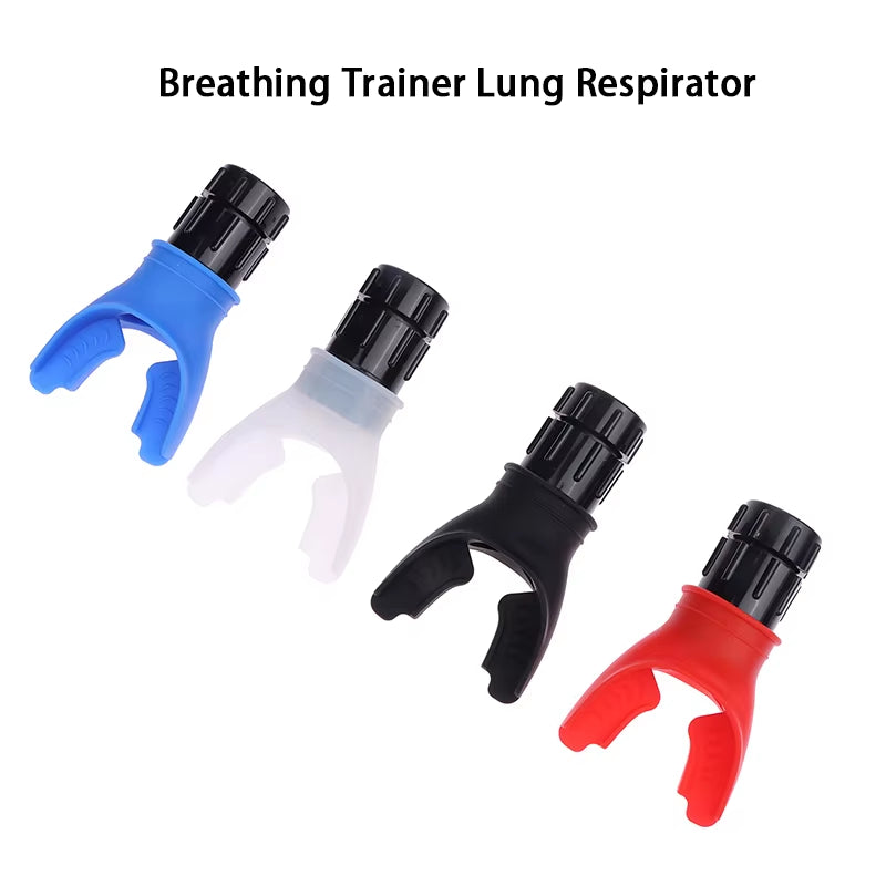 Enhance Your Lung Capacity with the Breathing Trainer - Silicone Mouthpiece for Effective Home Exercise